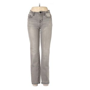 BDG Cigarette Gray wash straight leg stretch jeans